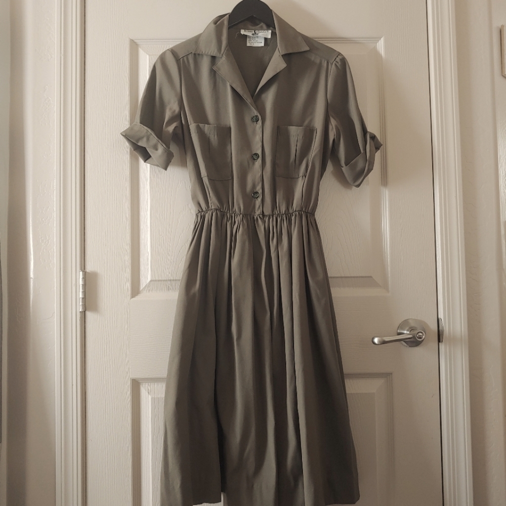 Vintage Army Dress